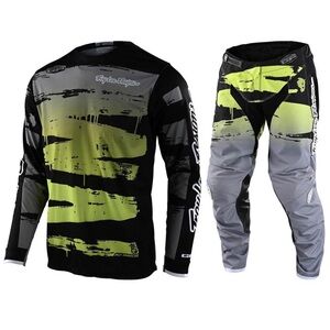Troy Lee Designs Youth GP Pant fly Jersey Set- racing Glow Bmx Motocross M 26 10